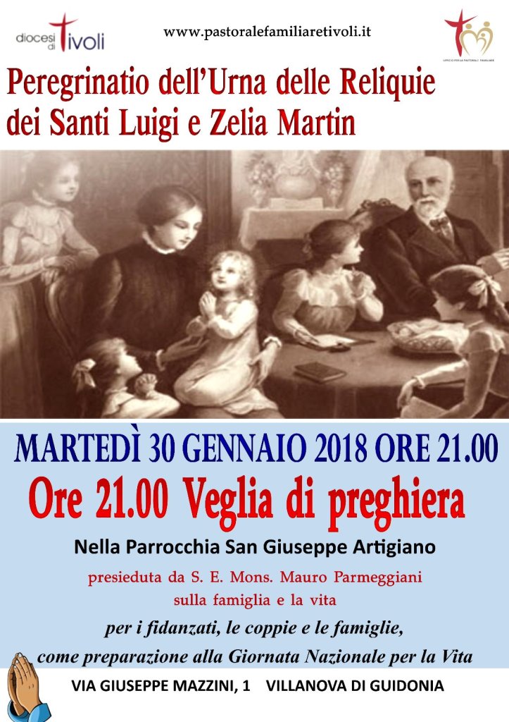 Veglia martedì 29 ore 21