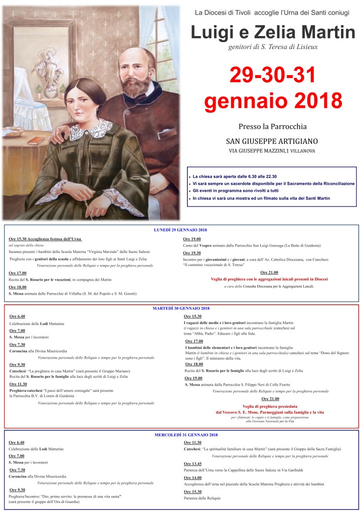 programma completo degli eventi